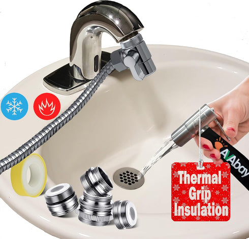 AVAbay Sink Faucet Handheld Bidet Sprayer for Toilet I Bidet Attachment for