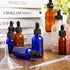 Lallisa 100 Pack Essential Oil Dropper Bottles, 30 ml Glass with Eye Dropper Dispenser, 5 Funnels, 5 Pipettes, 100