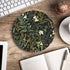Nphuriy 7.97.90.12 inches Mouse Pad, Magical Forest Mouse Pad, Washable Round Cloth Mousepad for Gaming Office Laptop