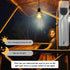Solar Pendant Lights, Solar Powered Shed Light with Pull Cord and Remote for Outdoor Indoor, Solar Chandelier, Gazebo