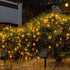 2 Pack 92FT 240 8 Solar String Lights Outdoor - Total LED Solar Christmas Lights Outdoor Waterproof with Lighting Modes