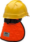 Pyramex Safety Cooling Hard Hat Pad and Neck Shade - Hi Vis Orange, Medium