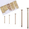 OMOTOOL Hardware Nail Assortment Kit, 510pcs Brass Plated Nails for Hanging Pictures and Woodworking