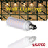 Satco 6.5W T6 Bulb, 3000K 120 Commercial, LED Mini Candelabra Frost Finish, Soft White, Volt, Residential Indoor