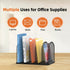 SUPEASY Black 5-Section Mesh File Organizer, Upright Desktop Organizer, File Sorter for Office Supplies