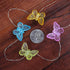1.1(H) 40 13.5ft Starryfill Colorful Small Butterfly USB-Plugin LED String Lights Cold White with Remote Control
