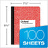 Oxford Composition Notebooks, Wide Ruled, 9-3/4" x 7-1/2", Assorted Marble Covers, 100 Sheets, 12 Pack