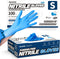 Medical Nitrile Exam Gloves, Powder-Free Latex-Free Non-Sterile Food Safe, 4 mil, Disposable Glove, 100 Pcs