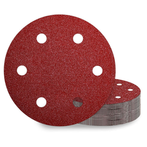 9 Inch Sanding Disc 40 Grit Hook and Loop Sandpaper, 30 PCS for Drywall Sander Remove Popcorn Ceiling