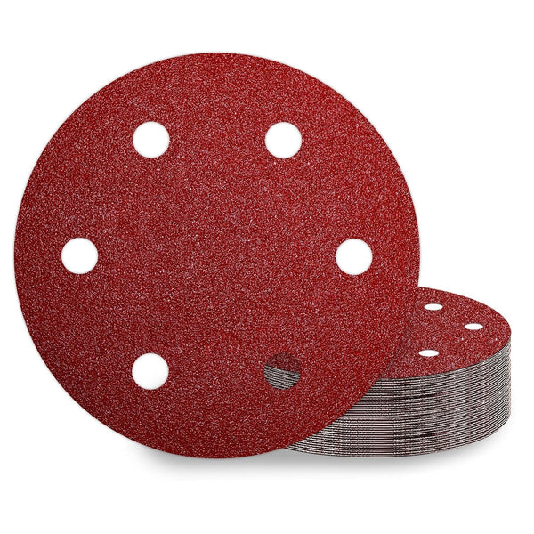 9 Inch Sanding Disc 40 Grit Hook and Loop Sandpaper, 30 PCS for Drywall Sander Remove Popcorn Ceiling