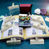Castle 3D Memo Pad with Light, 210 Sheets, Alice in Wonderland Paper Art, Non-Sticky Stickers, DIY Post Notes