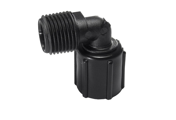 Flair-IT Central PEXLOCK 30785 SW Elbow, Black, 1/2" MPT x 1/2" FPT