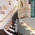 PAUANI Corridor(1ft/30cm) Metal Stair Railing Kit - Wall Mount Handrail - Handrail Railings for Stairs Indoor