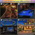 LitHome 33 18 100 FT Solar Rope Lights Outdoor Waterproof, Colors Changing LED Rope Lights for Outside with Remote