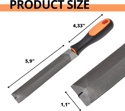 Hand Saw Sharpening Tool Feather Shaped Taper Files Tool Sharpener for Professionals Hand File for Hand Saws Pruning Saw File Hand Saw Mill File