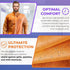 5 Pack, 40 AMZ Medical Supply Disposable Coveralls Medium, Orange, Lightweight GSM PP+PE, Front Zipper, Open Wrists