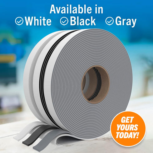 Butyl Tape RV and Marine, White Double Sided Putty Tape for Window Seal Kit, 1/8 x 3/4 x 36 FT