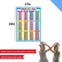 Noare Multiplication Chart, 17.3x24 inch Math Poster for Elementary, Educational Classroom Decorations, School Supplies