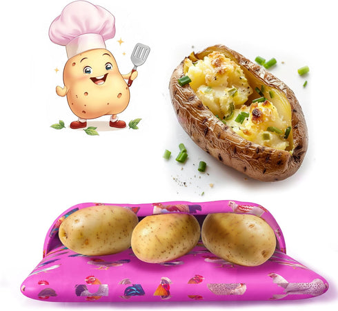 Quick & Fluffy Potato Cooker Bag - Reusable Microwave Pouch