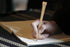 Kraft Paper Barrel Writing Pen, Eco-Friendly Pens, Cardboard Pens - Black Ink