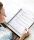 Dunwell College Ruled Spiral Notebook, 1 Subject, 8.5 x 11, Protective Plastic Cover, 80 Sheets, Perforated Pages