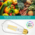 Bulbs 8W Bulbs 100 ST64 Bulbs 1400LM, E26 Bulbs, 2700K 90+ Non-Dimmable, 8-Pack LED Light Edison Watt Equivalent