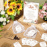 Ireer 101 Set Let Love Grow Boho Wedding Favors for Guests with 1 Wooden Sign, 100 Seed Packets, Kraft Envelopes