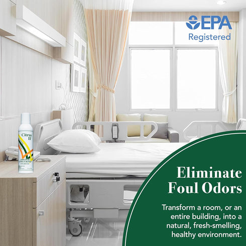 Deodorizing Spray, Air Freshener and Odor Eliminator, Original Citrus Blend Scent, 5.2 Oz for Home