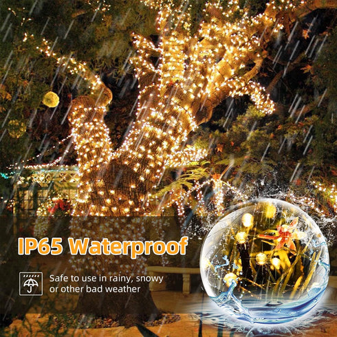 100LED 8 Solar String Lights Outdoor Waterproof Christmas Fairy Light Modes Garden Christmas Easter Halloween