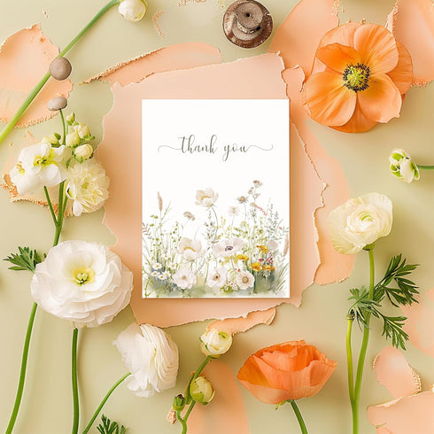 Envelopes,20Pack 4x6 Set,Perfect slapaflife Floral Thank You Cards With - Thank You Cards Bulk For All Occasions,incl.