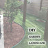 Garden Landscape Stakes 25 Pcs 10 Inch Lawn Edging Plastic Stakes for Outdoor Decorations and Terrace Board