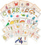 Ireer 36 Pcs Number Playclay Dough Mats for Kids Activity Card for Clay