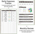Account 5.5" 8.5", Budget Planner Book Monthly Expense Tracker, Saving & Debt Tracker, Monthly Budget Review x Control