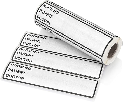 Carstens Patient I.D. Adhesive Medical Chart Labels for 1.5 4 Ring Binder