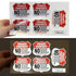 SmartSign Private Property Decals Set, Pack of 5, No Soliciting, No Loitering, No Trespassing