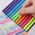Mr. Pen Transparent Highlighter Tape and Sticky Note Set, 331 Pcs, Sticky Index Tabs, Highlight Strips for Books