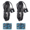 2Pcs JSN-SR04T Integrated Ultrasonic Distance Measuring Sensor, Waterproof Transducer Module