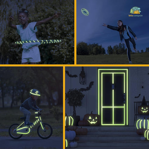 Glow in The Dark Tape – 30ft x 1inch – Premium Industrial Grade Luminous Glow Tape for Night and Outdoor Use