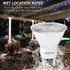LUXRITE 4 Pack PAR20 LED Bulbs, 50W Equivalent, 3500K Natural White, Dimmable LED Spotlight Bulb, Indoor Outdoor, 7W, 500 Lumens, Wet Rated, E26 Standard Base, UL Listed by LUXRITE