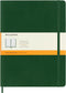 Moleskine Classic Soft Cover Notebook: XL (7.5" x 9.5") Ruled/Lined, Myrtle Green, 192 Pages