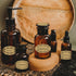 Pajean 10 Sheet Apothecary Oval Oil Bottle Labels - Weatherproof Vintage Kraft Look with Round Cap Stickers for Bottles
