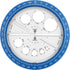 Helix Angle and Circle Maker with Integrated Circle Templates, 360 Degree, 6 Inch / 15cm, Assorted Colors
