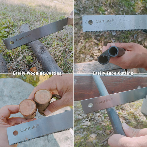Japanese Woodworking Flush Cut Hand Saw, Flexible Blade 18TPI Pull Saw Tool for Carpentry DIYer