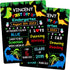 WaaHome First & Last Day of School Chalkboard Sign - 9"x12" Double Sided Board for Kids Supplies