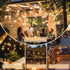BYIZO 10 Bulbs, 23FT Commercial 2700K LED Outdoor String Lights with Shatterproof Edison Grade Patio Lights