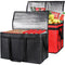 Bodaon 2-Pack Insulated Food Delivery Bag, XXX-Large Meal Grocery Tote Insulation Bag