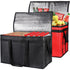 Bodaon 2-Pack Insulated Food Delivery Bag, XXX-Large Meal Grocery Tote Insulation Bag
