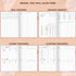 GoGirl Budget Planner, Monthly Financial Organizer Budget Book, Expense Tracker Notebook Journal (Peach Pink)
