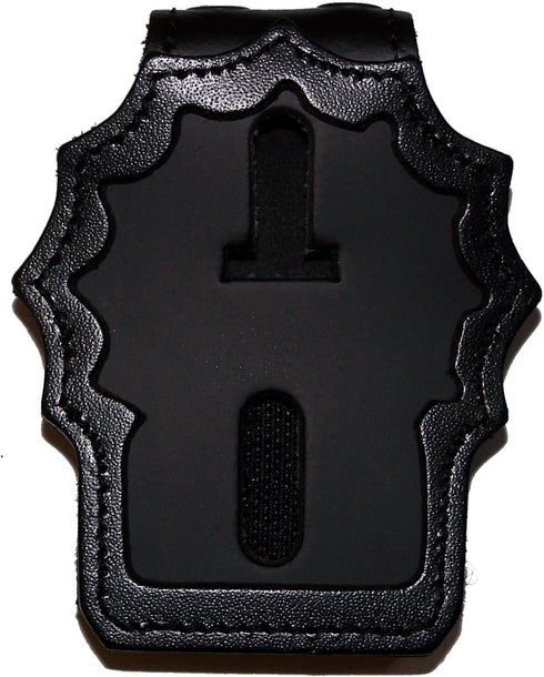 Perfect Fit NYPD Detective Badge Holder with Pocket and Chain, Clip (Cutout PF225)
