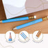 Mini Baby Shower Pencils with Erasers, Presharpened Small Pencils for Baby Shower Games, Bulk Blue Mini Pencils